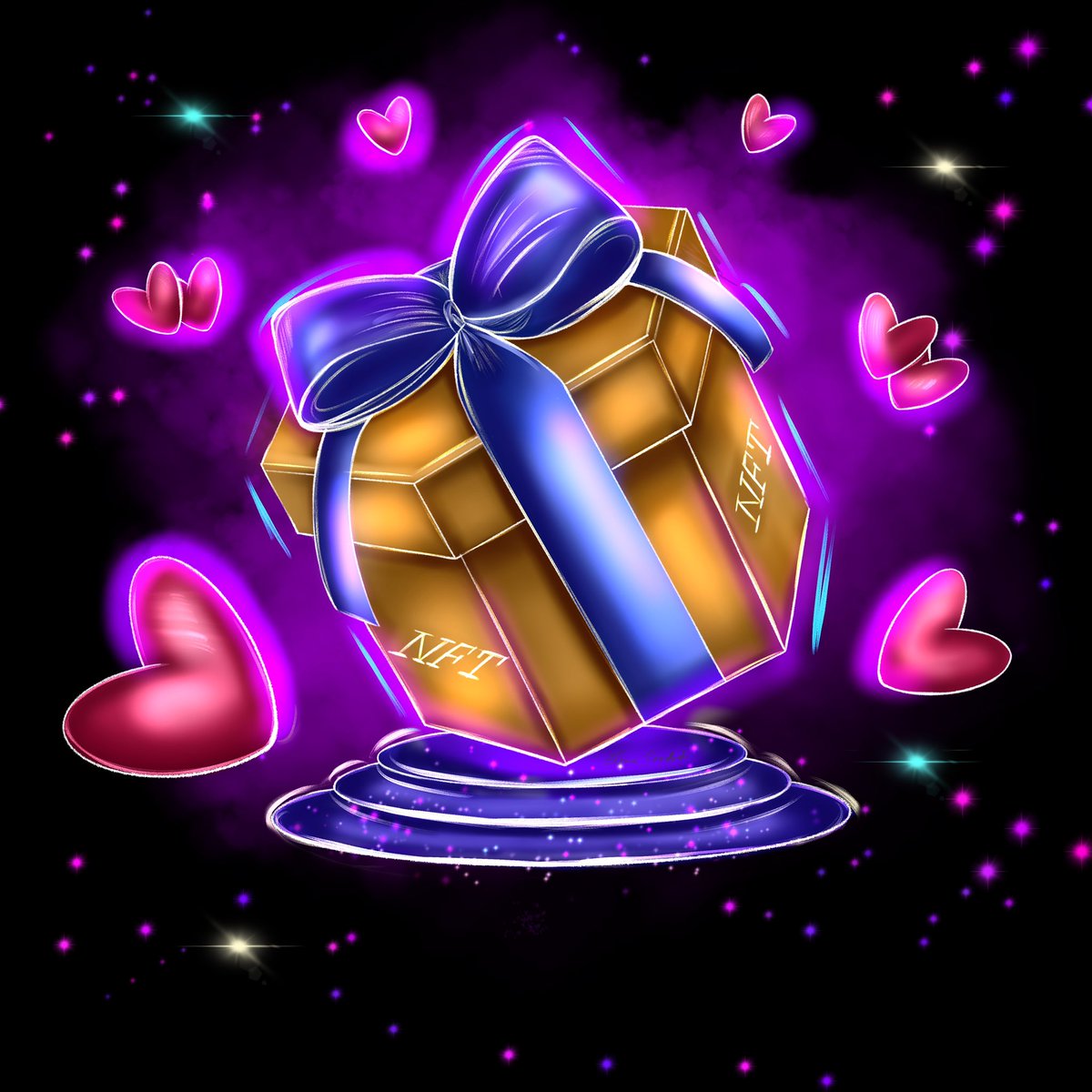 ❤ Valentine's gift box ❤

In the curator gallery <a href="/KWM_Neko/">Neko | Kiwami 極👺</a> 

Open Editions on <a href="/manifoldxyz/">manifold.xyz</a> 
0.009 $ETH
Available: 06 - 10 Feb
#ValentineWeb3

Box holders will get airdrop my secret #NFT as a gift on 10th Feb 🎁

Steps below👇