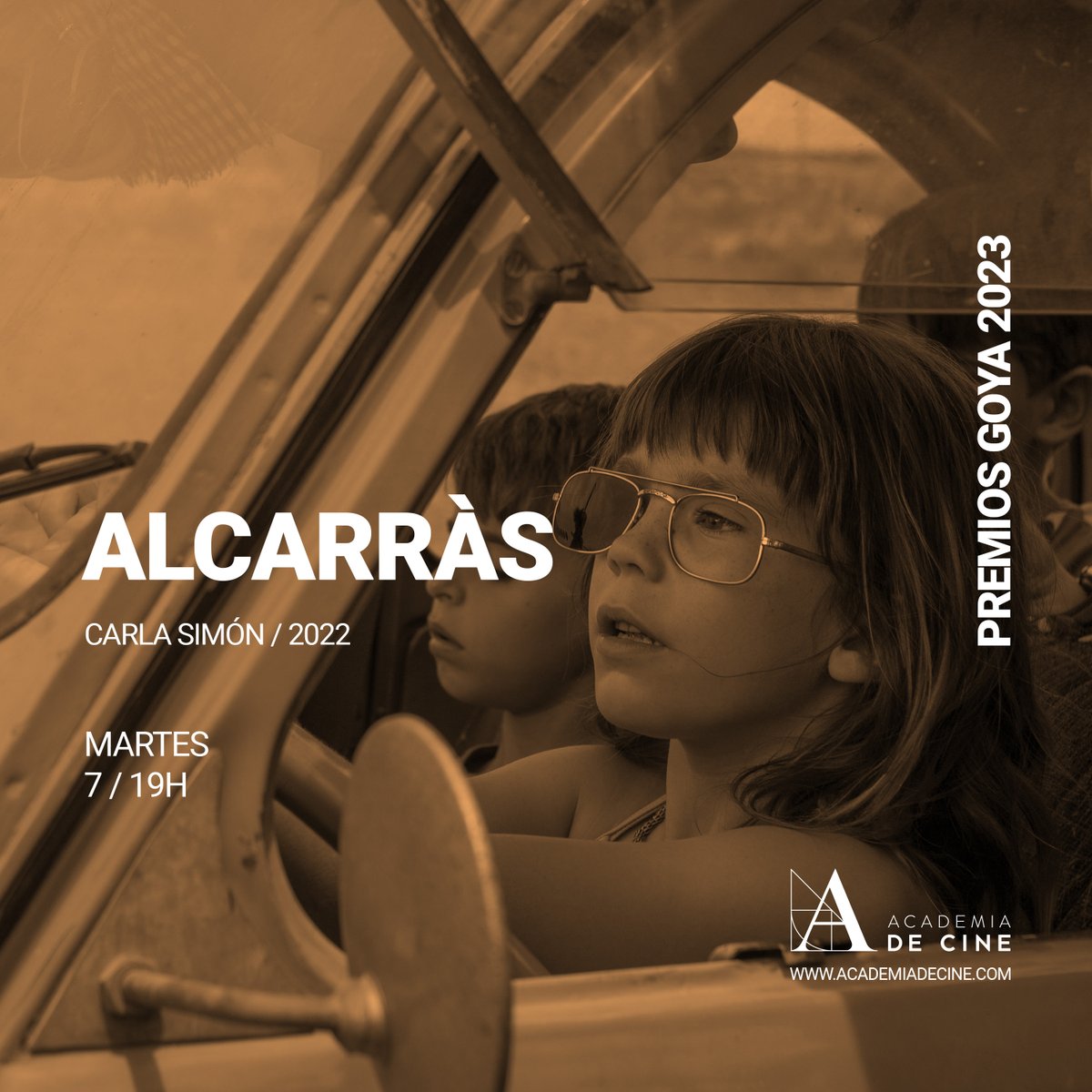 Academiadecine's tweet photo. ¿Quieres ver en pantalla grande las cintas nominadas a Mejor Película antes de los #Goya2023? Esta semana #enlaAcademia  https://t.co/t8ghGsbFYc https://t.co/6CegCcGNWL