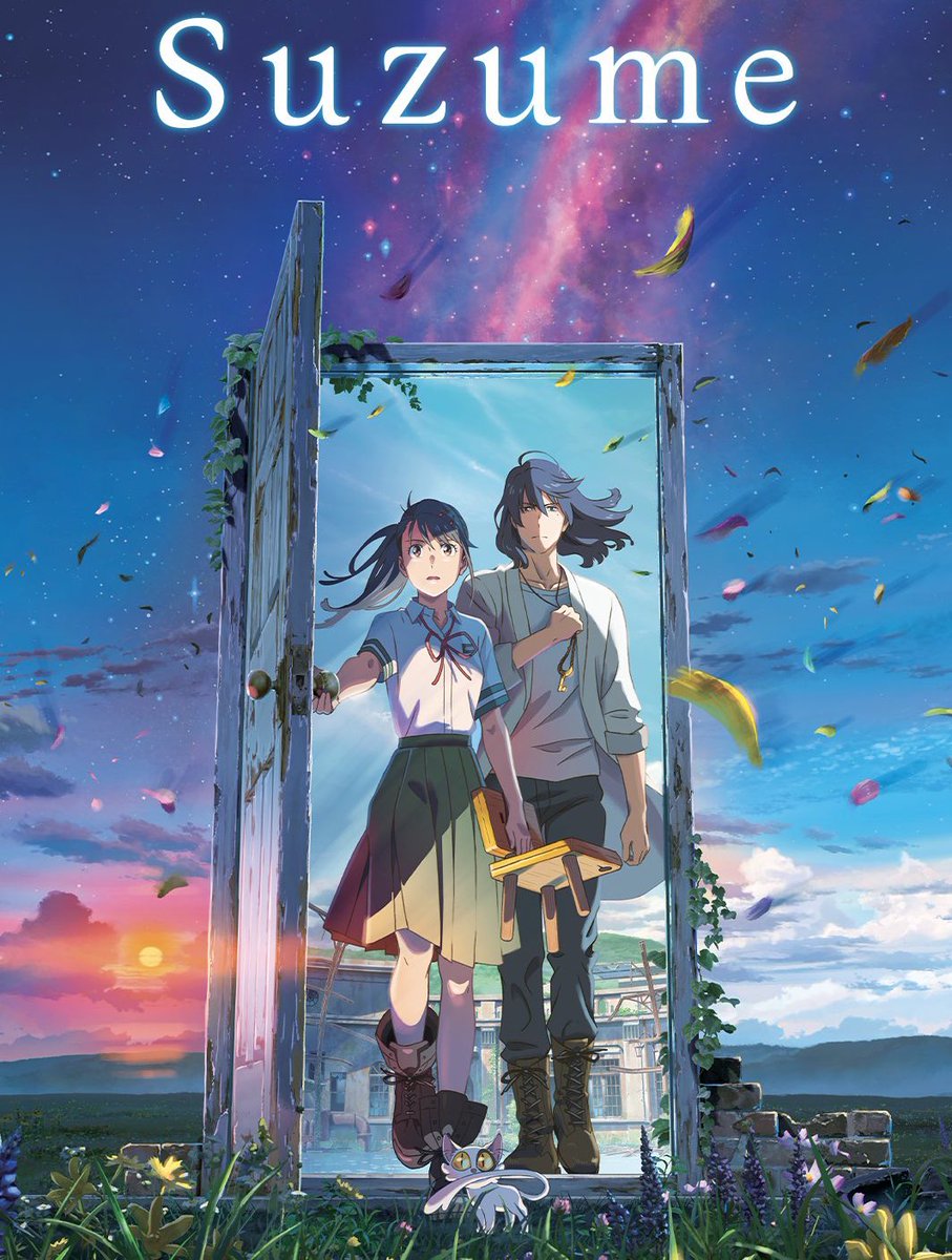 Inku_fr's tweet photo. Le film "Suzume" de Makoto Shinkai (Your Name, Les Enfants du Temps) a vendu plus de 10 MILLIONS de tickets et les revenus ont dépassé 13,4 milliards ¥ au box Office au Japon !

Sortie en France : 12 Avril. 🇫🇷 https://t.co/0Qe5mNk0Nf