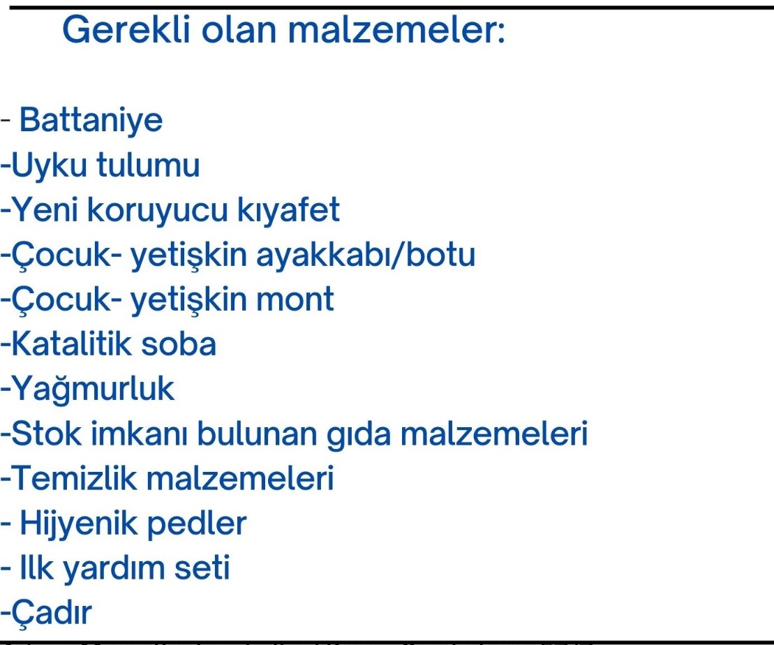 📍MERSİN

📢ACİL DAYANIŞMA ÇAĞRISI!!
Depremzedelerle dayanışmak adına bir çağrı yapıyoruz. Mersin Kent Enstitüleri gün boyu açık olacaktır. Burada toplanılacak malzemeler deprem bölgesine ulaştırılacak. 

Adres:Güvenevler Mh. 1909 Sk. Harput Ap. No:13/D Yenişehir/Mersin