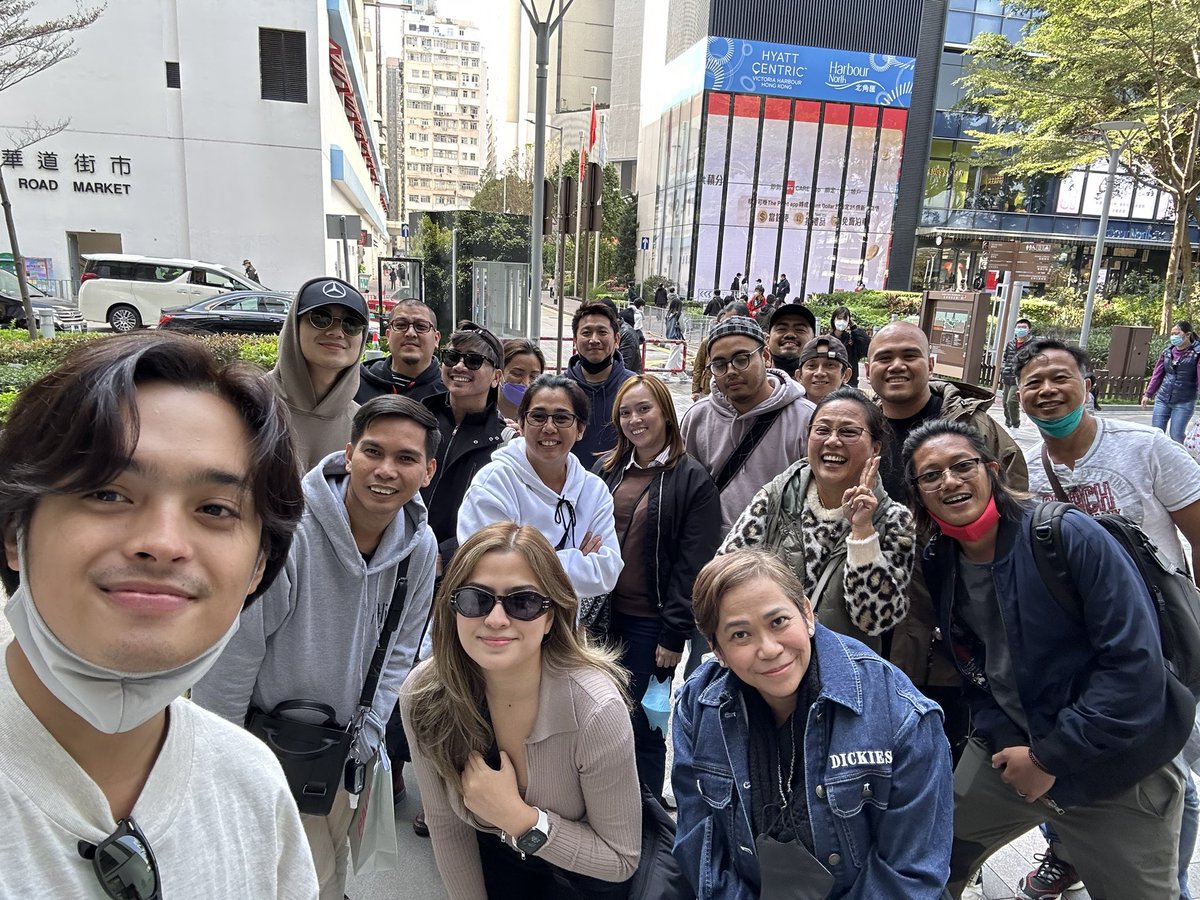 alexailacad's tweet photo. Our HongKong trip was short but sweet. 🤍 So grateful for this project &amp; the chance to work with direk CGM + the whole team. 🥰 One of the highlights of our trip was meeting some sweethearts in HK! Thank you for coming out to see us &amp; for the gifts we got to share 💋 We love you! https://t.co/OsiAE5B2Fd