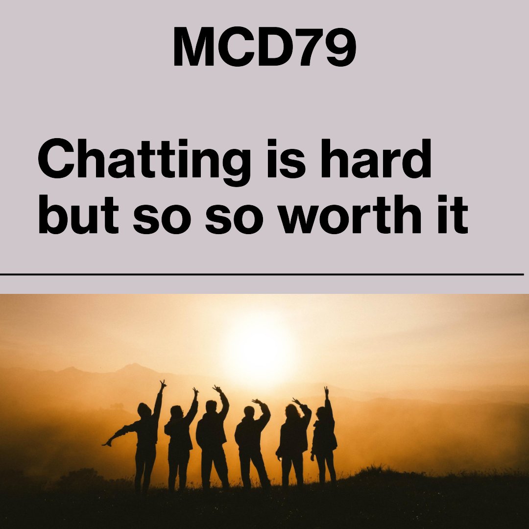 Inspired by 2nd anniversary of #MicrosoftViva announcement and a blog refresh, some refreshed thoughts on an earlier blog about the importance of talking to others at events. Gave me a chance to reflect on the amazing friends I have in the community
mcd79.com/2023/02/05/Cha…