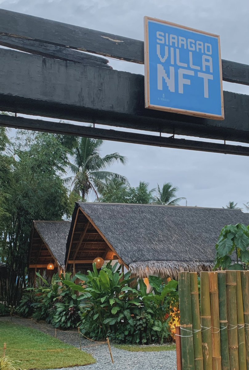 The infamous Siargao Villa NFT
📍Catangnan General Luna Siargao