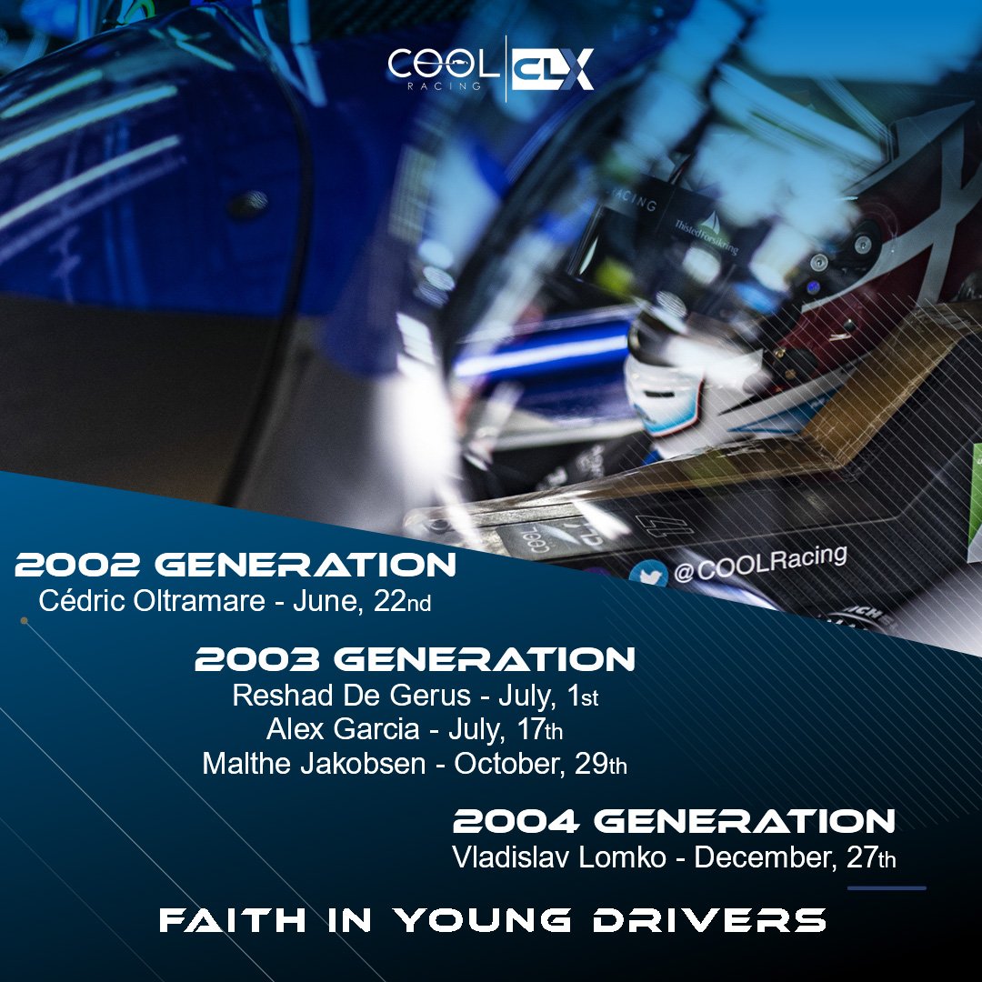 This season again, we will believe in the talent and involvement of our youth for our LMP2 and LMP3 programs in #ELMS and #LeMansCup 😉