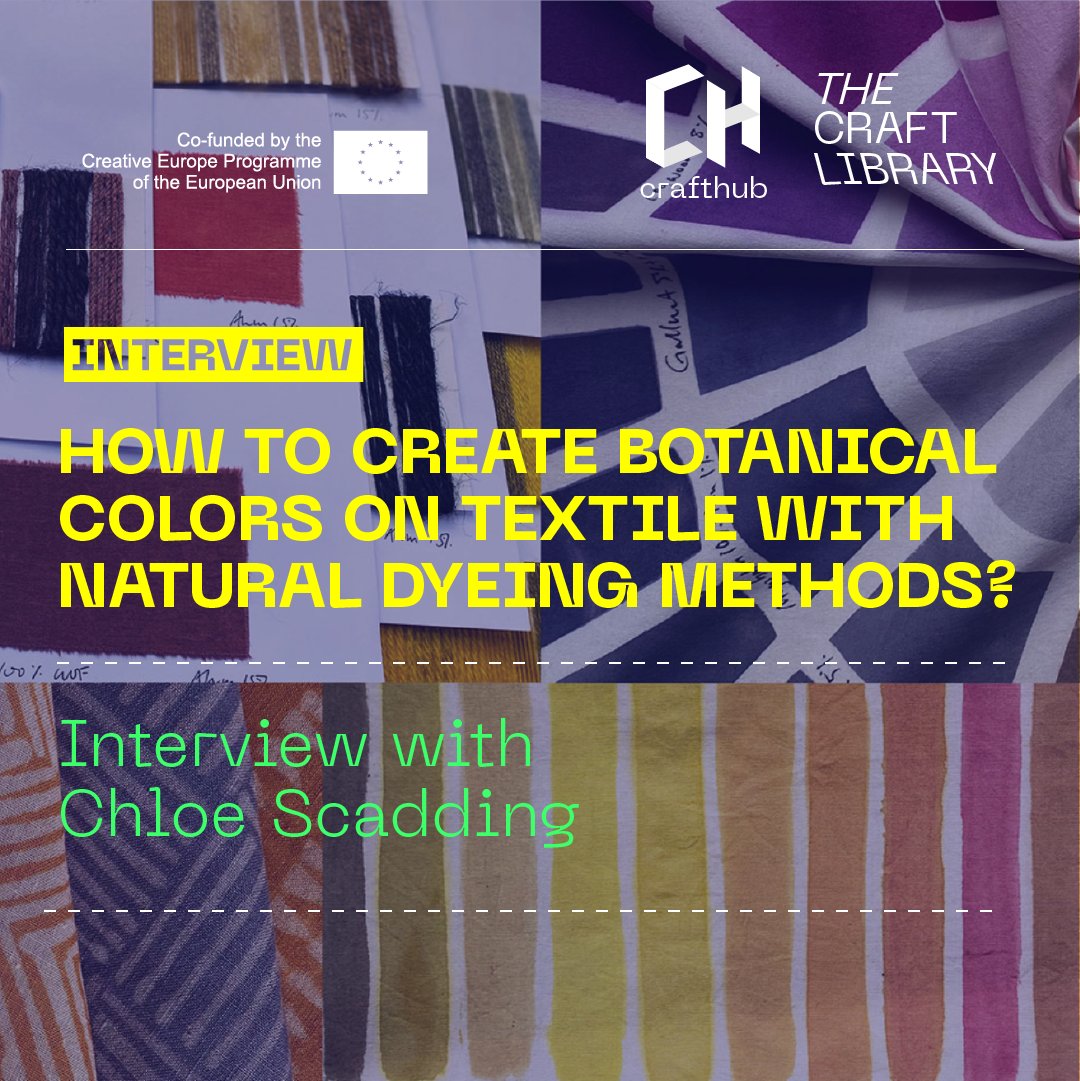 CrafthubEu's tweet photo. ๐น Crafts, inspirations, creative process, and much more with Chloe Scadding. ๐น
๐ฌ Read the full interview of this practitioner from Wales ๐ด๓ ง๓ ข๓ ท๓ ฌ๓ ณ๓ ฟ
๐ https://t.co/Sea1deR8AH
#CrafthubEu #CrafthubResidency #CraftHubLibrary #CraftHubResidency #CrafthubEuPlatform https://t.co/PzlXFQ0gck