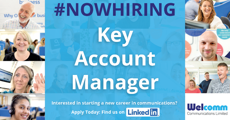 WelcommComms's tweet photo. Do you have a passion for helping small businesses? 🤝​

If so - we're #Hiring! 📣​

As a Welcomm Account Manager, you'll make a real difference to the business customers we support.
​
Find out more 👇​
​
#Careers #Recruitment #Communications