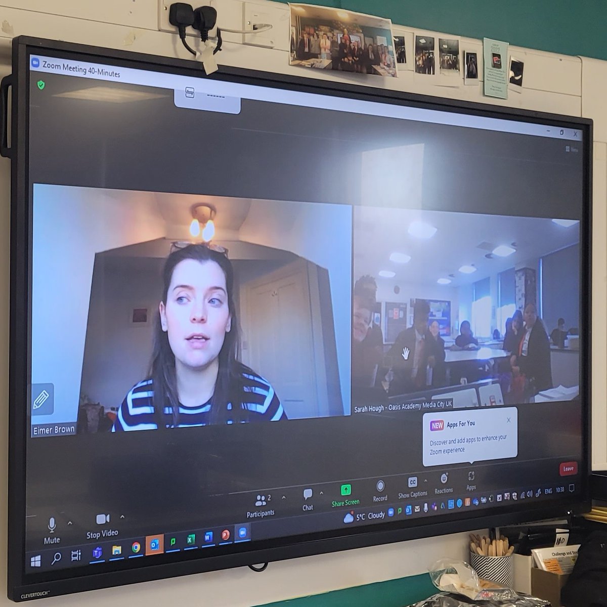 OAMC_Food's tweet photo. Our #SchoolFoodChampions checking in with Eimer at @biteback2030 @OasisMediaCity https://t.co/HGGyAbShaZ