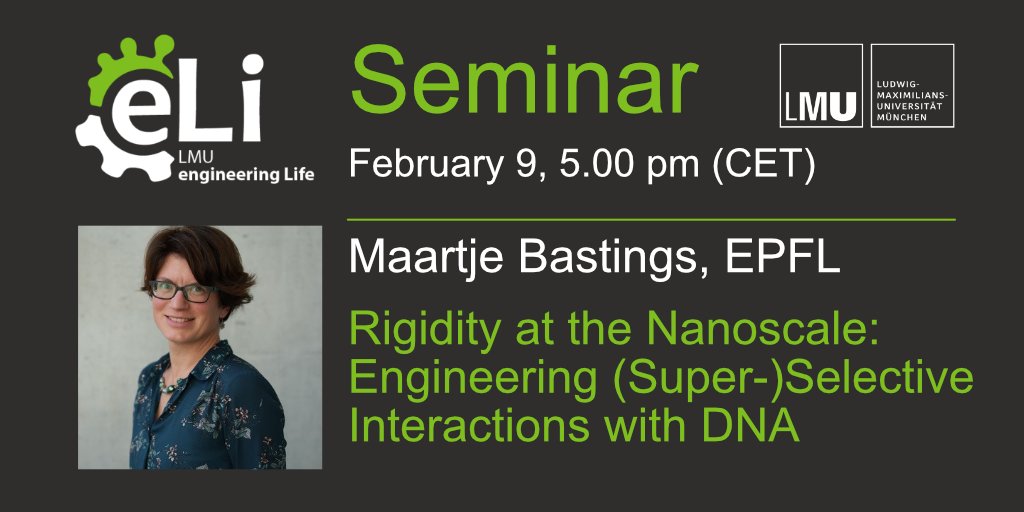 We are looking forward to this week's seminar with Maartje Bastings <a href="/BastingsLabEPFL/">Bastings Lab EPFL</a> - join us online on Thursday!
engineering-life.de
