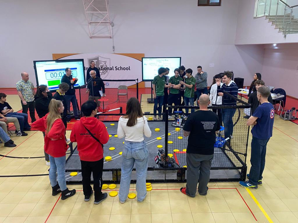 IspRobotics's tweet image. CEESA Robotics 2023 Results! Mecha Falcons and FalconTech faced off in the semifinals with Mecha Falcons advancing. Mecha Falcons took home 2nd place and Gracious Professionalism Award. Thank you to Mr. P, Ms. Melena for support us through an amazing season. See you next season!