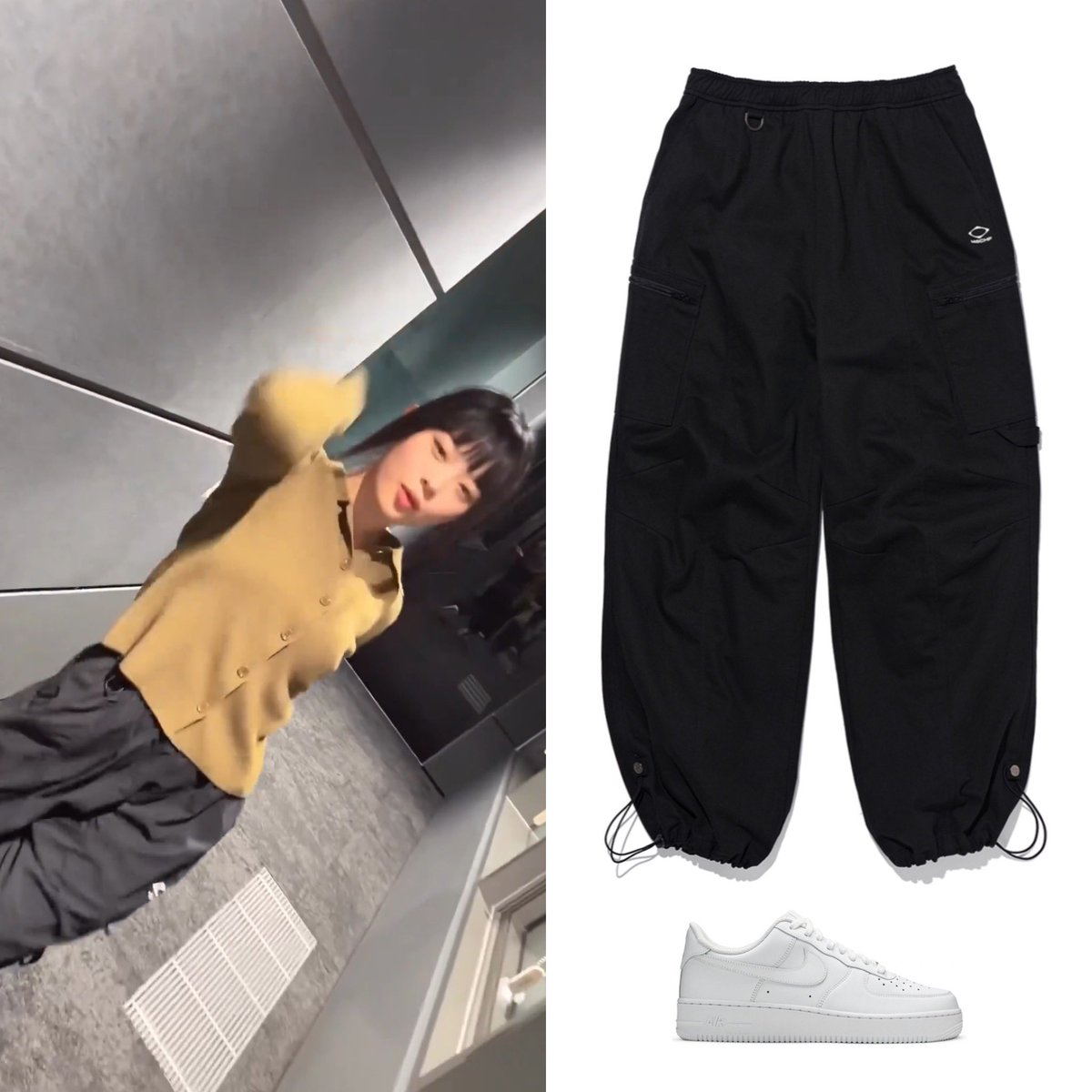 NewJeans Outfits on Twitter "230206 Tiktok Mschf Drawstring Baggy