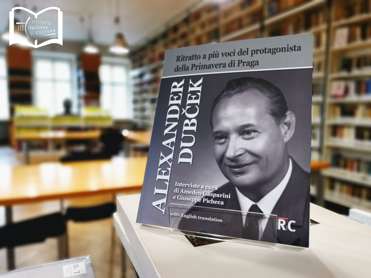 📚BIBLIOTECA IIC PRAGA📚 Ora sugli scaffali: “Alexander Dubček. Ritratto a più voci del protagonista della Primavera di Praga”.  Non siete riusciti a partecipare alla presentazione? In biblioteca trovate una copia del libro, edito dall'editore <a href="/ProgettoRC/">Progetto RC</a> da prendere in prestito