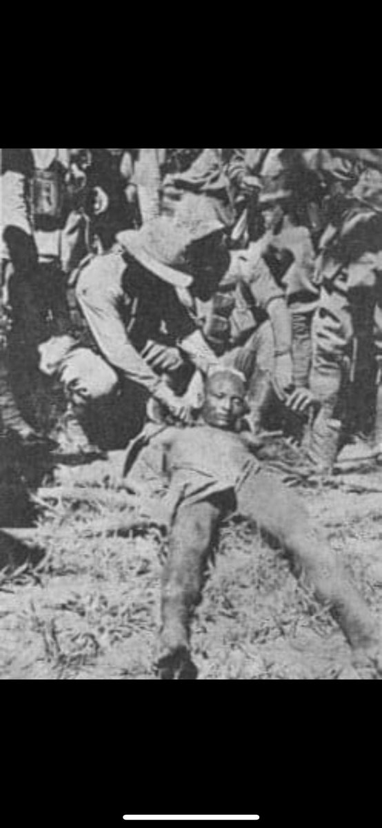 A_cultured_king's tweet photo. #Mandume ya Ndemufayo👑
6 February 1917, is a day that Uukwanyama lost a king but Namibia and Angola gained a national hero.
Often forgotten on that fateful day were the defiant and loyal brave men who stood their ground and defended their kingdom against an overwhelming force. https://t.co/YdXPlzLiLh