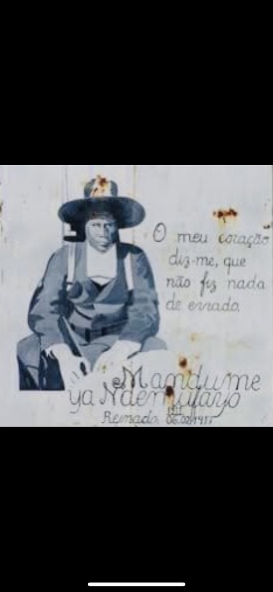 A_cultured_king's tweet photo. #Mandume ya Ndemufayo👑
6 February 1917, is a day that Uukwanyama lost a king but Namibia and Angola gained a national hero.
Often forgotten on that fateful day were the defiant and loyal brave men who stood their ground and defended their kingdom against an overwhelming force. https://t.co/YdXPlzLiLh