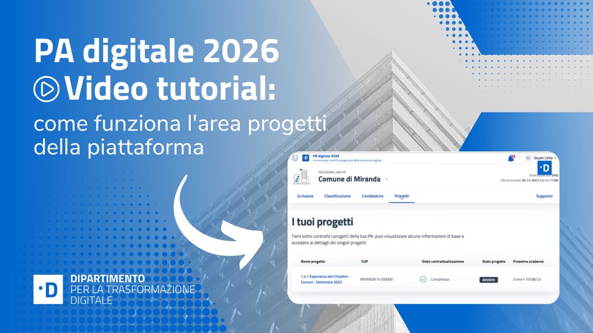Dipartimento per la Trasformazione Digitale tweet media