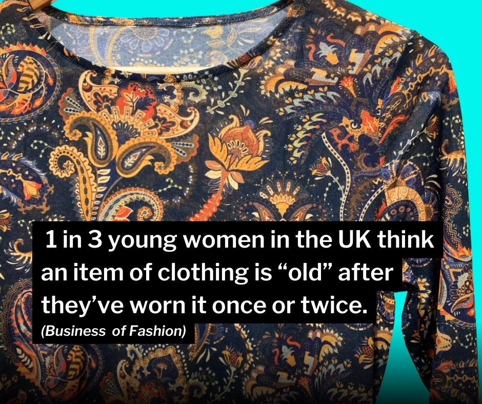 1 in 3 young women in the UK think an item of clothing is OLD after they've worn it once or twice. 👎

Source: Business of Fashion. 

#MondayMadness #PrelovedFashion #ootd #ukclothes #ukbiz