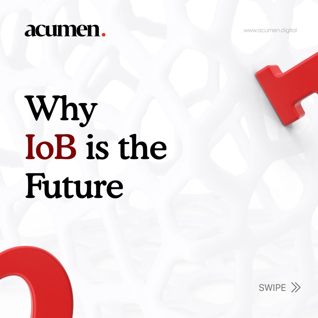 AcumenDigital_'s tweet photo. A thread: Discovering the power of #internetofbehaviour and how it’s changing the way we interact and live. IoB is where technology and human behaviours intersect.
Here are a few examples of IoB applications:
-Wearable fitness trackers and smartwatches, smart home devices… https://t.co/XbA8k1KK44