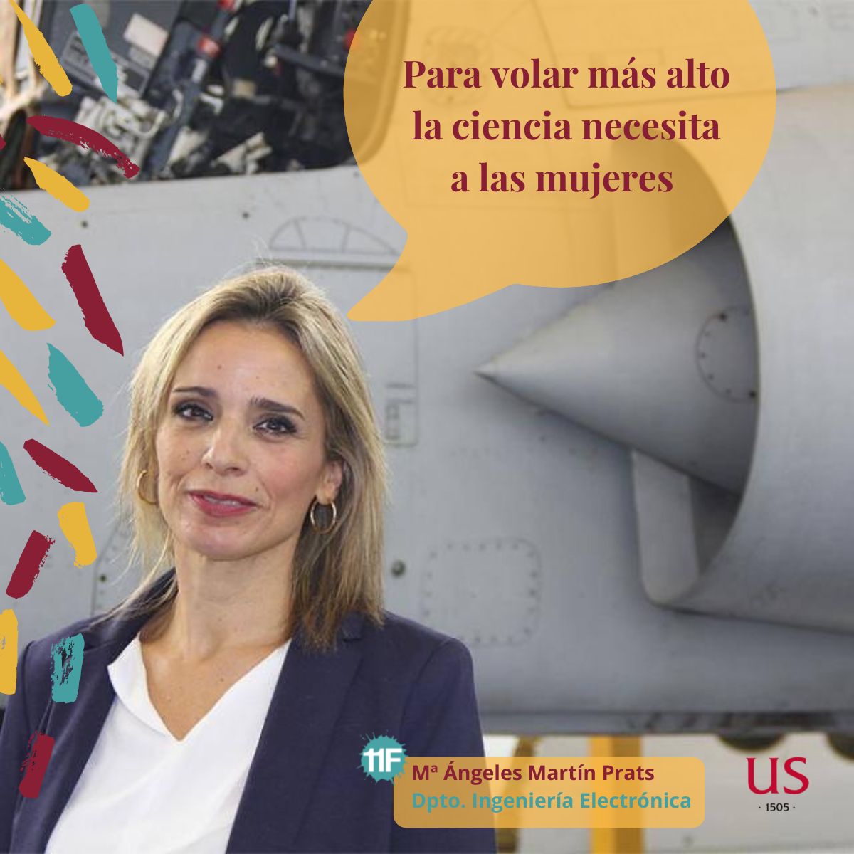 unisevilla's tweet photo. 🚀 Gracias a la #AgenciaEspacialEspañola y a nuestras investigadoras, volamos cada vez más alto

👩‍🏫 Celebra con la US el @11defebreroES, Día de la Mujer y la Niña en la Ciencia | @InvestigaUS @Ayto_Sevilla #11F2023 https://t.co/adRCN4cP0r