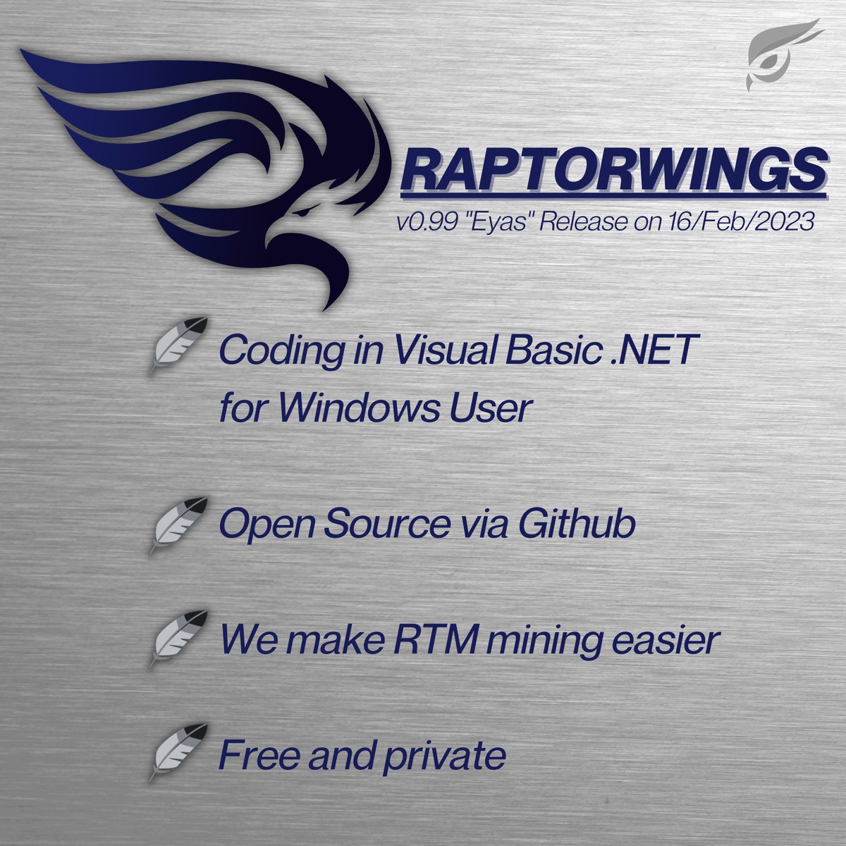 RaptoreumPH's tweet photo. Ang Germardies sa #RTMGermany ay Kaka-Leak lang ng slide na ito🪶

#RaptorWings #Mining #CpuMining

02/16/23 https://t.co/f1FDS5TFNm