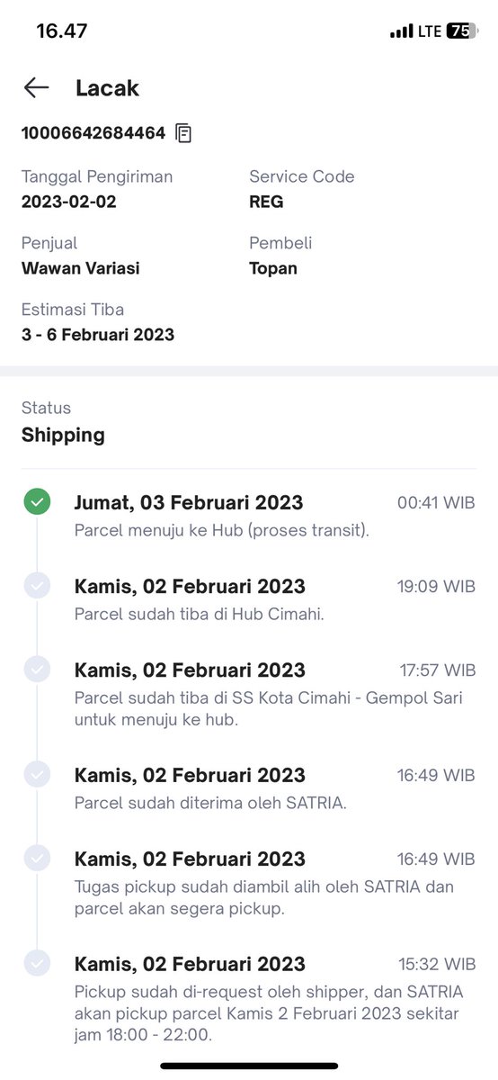Heyyy <a href="/anteraja_id/">𝐀𝐧𝐭𝐞𝐫𝐚𝐣𝐚</a> ini paket saya gimana ga ada progress pengiriman ini lagi <a href="/TokopediaCare/">TokopediaCare</a> <a href="/tokopedia/">Tokopedia</a> ngasih gratong doamg kualitas KOSONG