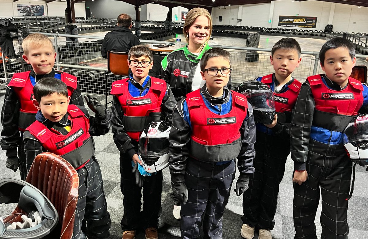 SJBWindsor's tweet photo. #SJBWindsor boarders went go-karting last Sunday. The boys really enjoyed the high-octane experience of racing against each other. We might have some Formula One racers in the making! πποΈ #SJBfun #SJBboarding https://t.co/ANgLXYdaei