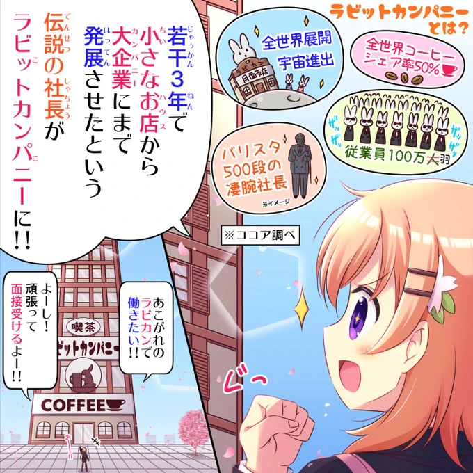 ラビットカンパニーへようこそ!🐰 5羽目
地上②
#gochiusa #ごちうさ 