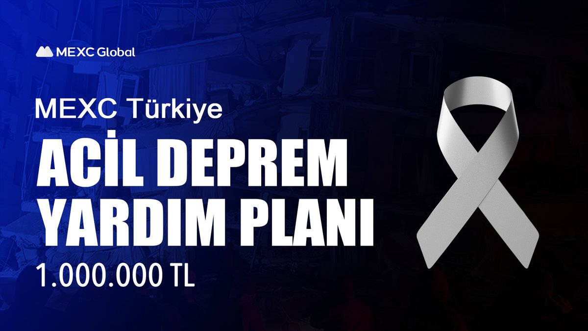 #MEXCTürkiye ekibi #deprem'den etkilenenlere yardımda bulunmak için gerekli planlamalarını tamamlamış ve 1.000.000 TL'lik yardım paketini onaylamıştır.

Vefat edenlerin ailelerine ve tüm halkımıza başsağlığı, yaralılara acil şifalar dileriz.

Ayrıntılar: bit.ly/3x1bkC6