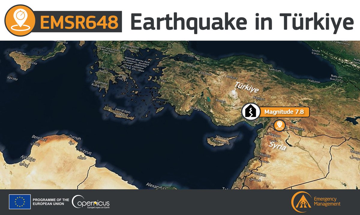 Copernicus EMS tweet media