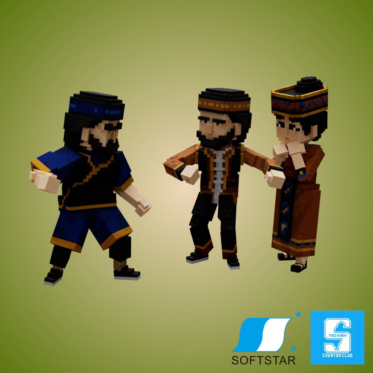 A spoiled girl comes from a wealthy family and they were fighting when they first met.
When we saw someone being bullied at the inn, we teamed up together to fight the bullies and became friends.

<a href="/TWCCTheSandbox/">TW The Sandbox 創作者協會 (Creator Club)</a>
<a href="/TheSandboxGame/">The Sandbox</a>
#softstar #SwordandFairy
#sandbox #game