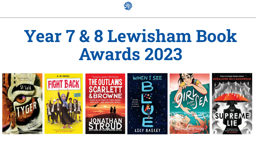 What a fantastic range of book titles on the @LewLibs Lewisham Book Award shortlist for Y7 and 8 students! 😃 #ReadingForPleasure @SydenhamHigh @HeadSydHigh @JonathanAStroud @whatSFSaid @a_reflective @GMcCaughrean @LilyBaileyUK @MollyOstertag