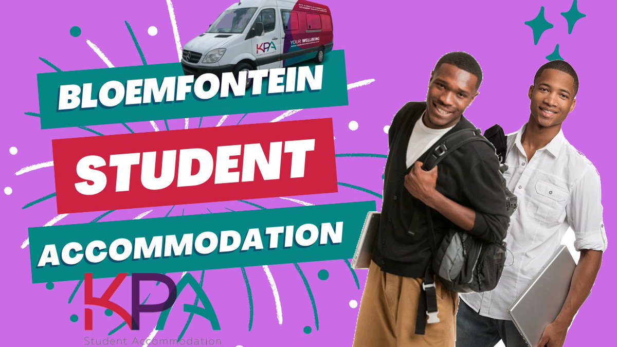 KPAccommodation's tweet photo. Bloemfontein Student Accommodation is Available! Rooms for rent, NSFAS accredited. KPA has been involved in the property industry in Bloemfontein, specifically the lease market, since 1986. Please take advantage of our free services to help you find student accommodation. https://t.co/pNEVocNvmC