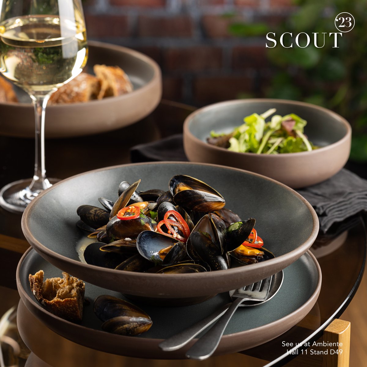 UtopiaTableware's tweet photo. Scout, one of our stunning new launches for 2023. Come see us @ambientefair #useutopia #horeca #tablware #newlaunch https://t.co/Gw19xTo8Ry