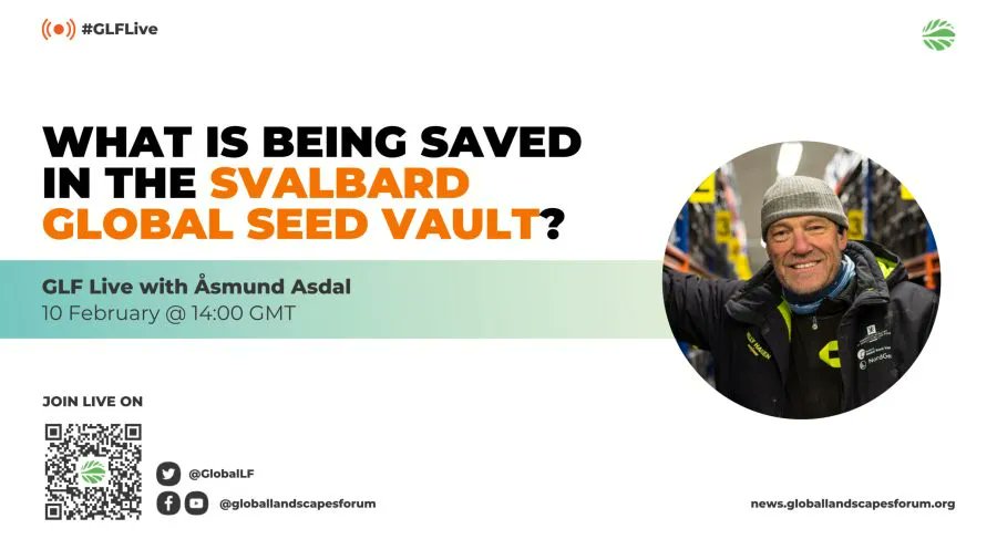 🌶️ What goes into the @CropTrust Svalbard Global Seed Vault? Join the #GLFLive to discover what is stored in the vault’s Arctic chambers and what this means for our #FoodSecurity. 📅 Wed. Feb. 10 ⏰ 14:00 GMT 🔗 buff.ly/40ku7FB #UNited4Land