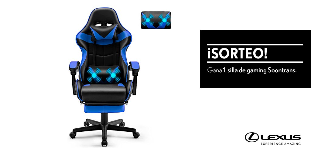 SORTEO | Haz RT y consigue una silla gaming Soontrans de #LexusUtility Bases Legales: bit.ly/3Rxzr4F