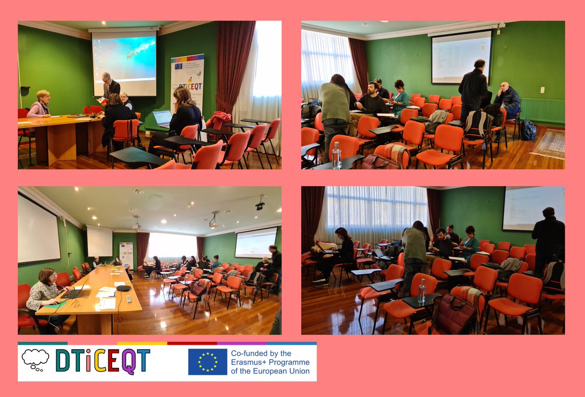 DTiCEQT's tweet photo. The partners also completed the last transnational face-to-face meeting of the #DTICEQT project, closing the last details and finetuning the outputs. #ErasmusPlus https://t.co/8OzItjjiA0
