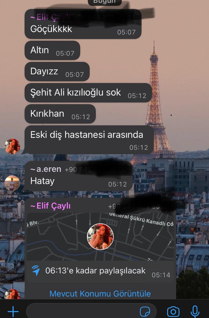 Elif çaylı 05443719321
 #deprem #gocukaltindayim