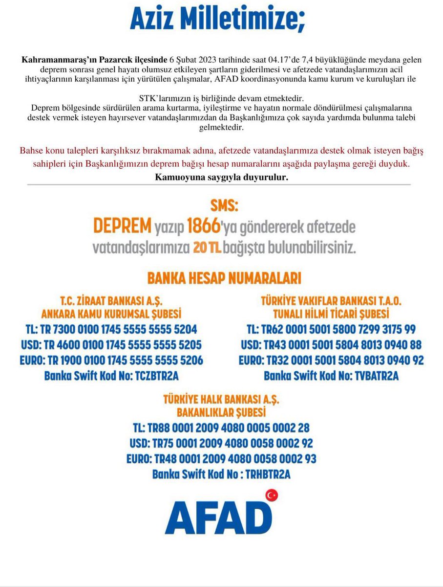 Gün Dayanışma Günüdür.

#deprem