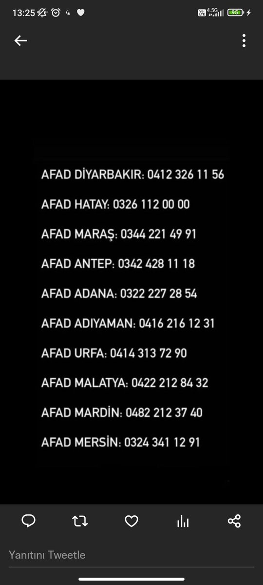 Afad acil kodları 

#deprem