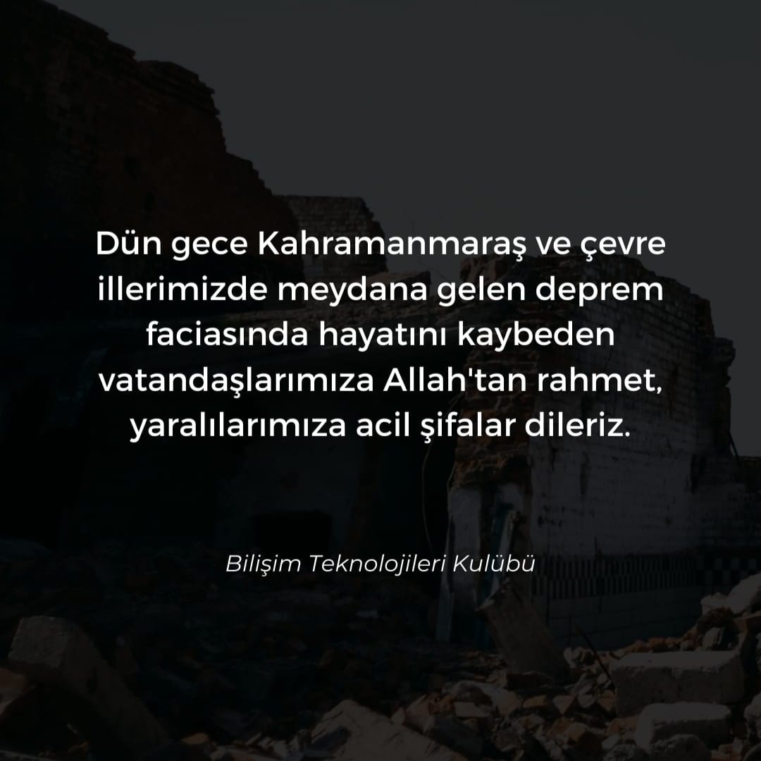 Bilişim Teknolojileri Kulübü (@koubitek) on Twitter photo 