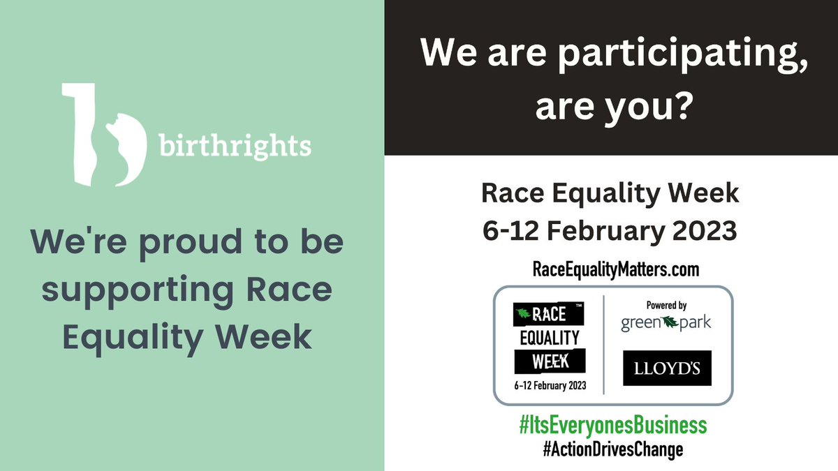 🧵 On Race Equality Week and every week, #ItsEveryonesBusiness to act on racism in UK maternity care. <a href="/RaceEquality_UK/">Race Equality Matters</a>