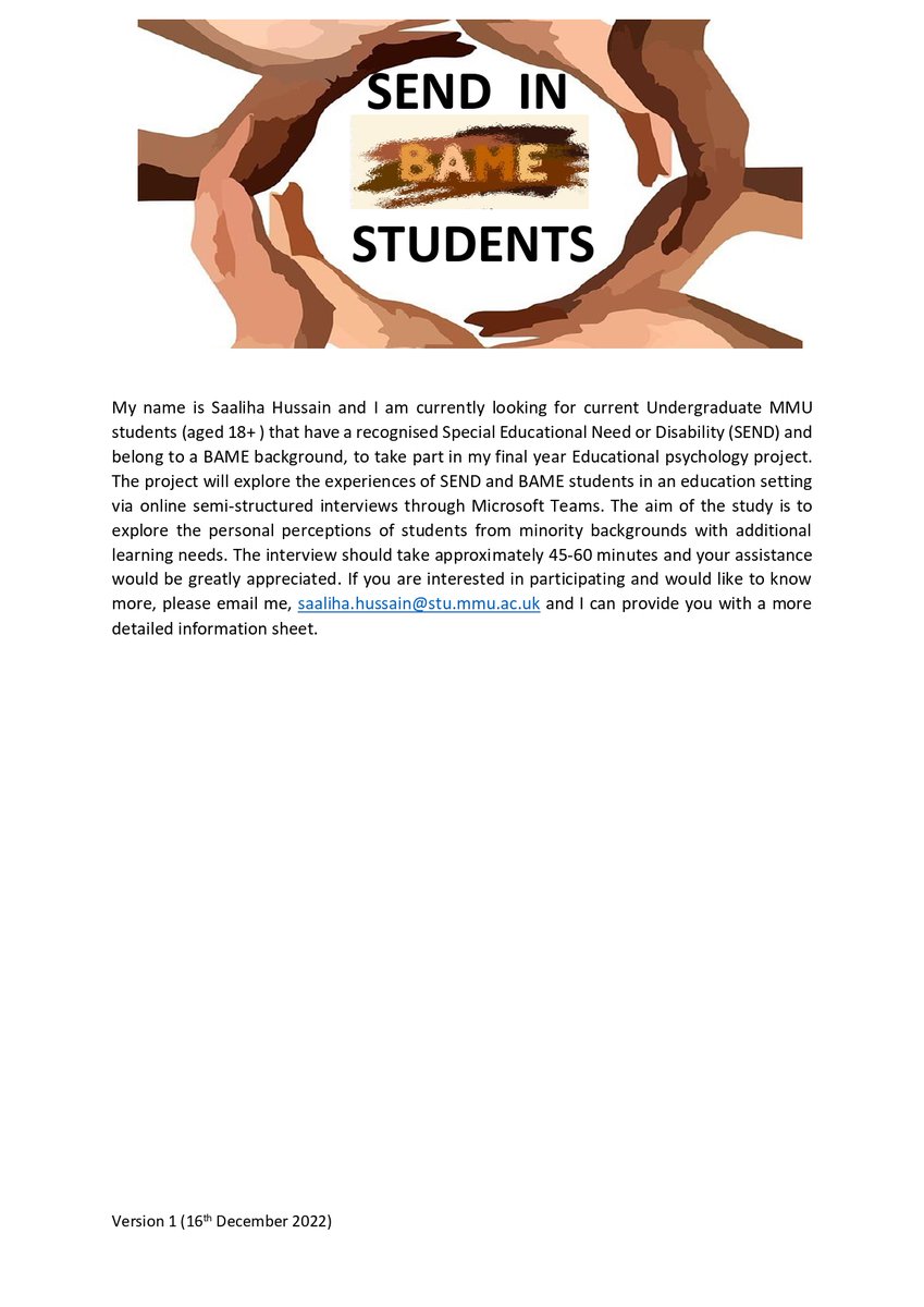 Educational Psychology at ManMet tweet media