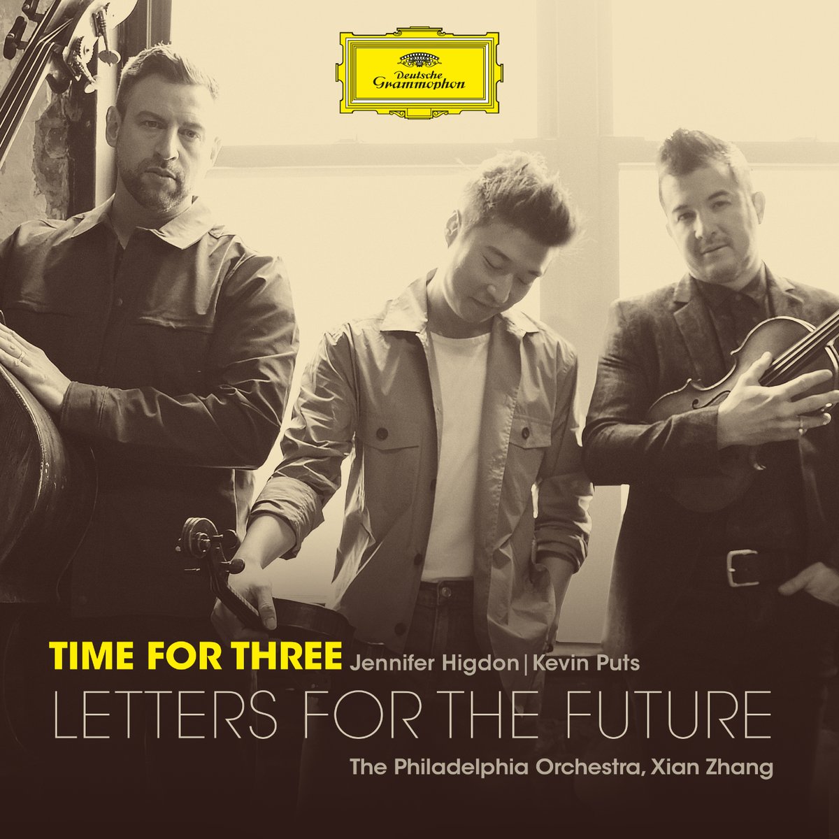 "Letters for the Future" won two GRAMMY Awards!
🏆 <a href="/kevin_puts/">Kevin Puts</a> won Best Contemporary Classical Composition for Contact.
🏆 <a href="/tf3/">Time for Three</a> won Best Classical Instrumental Solo. 

Congrats to everyone involved in this outstanding  album!
🎧 Discover it here: DG.lnk.to/TimeFor3