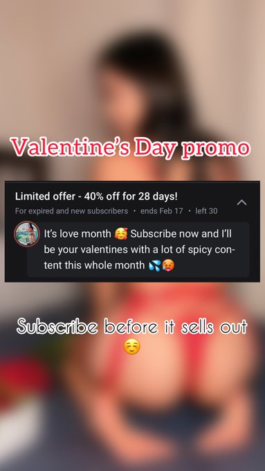 It&rsquo;s love month babe 💞   Running a 40% off promo on my premium page @lifeofanna_vip where I&rsquo;m most active<a href="/tag/gymgirl"class="tags"><span>#gymgirl</span></a><a href="/tag/babygains"class="tags"><span>#babygains</span></a><a href="/tag/echt"class="tags"><span>#echt</span></a>