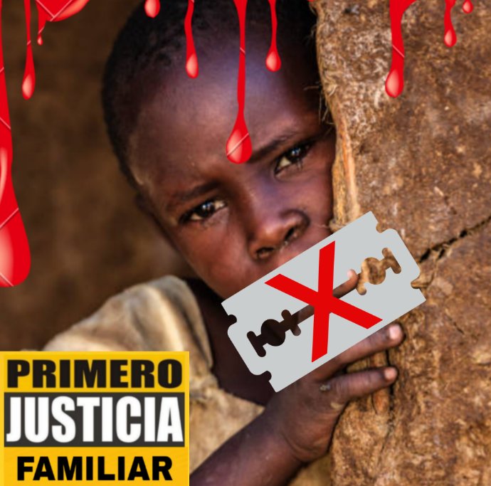 Cada año, aproximadamente 3 millones de niñas son sometidas a la mutilación genital en el mundo, 
una práctica reconocida como violación grave de los #DDHH la #salud y de la #integridad de niñas y mujeres. #NiUnaMas #MutilarEsMaltratar #MutilaciónGenitalFemenina @Pr1meroJusticia
