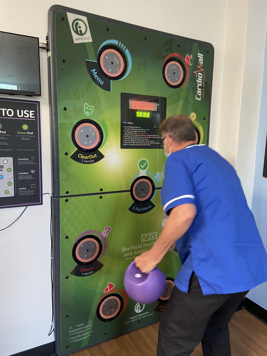 With staff feeling more anxious than usual, many #NHSTrusts introduced 'Wobble Rooms' where overwhelmed staff can take a break.

Many now include a #CardioWall for employees to play and de-stress from work, to improve staff retention and reduce burnout.

bit.ly/3wSIK5g