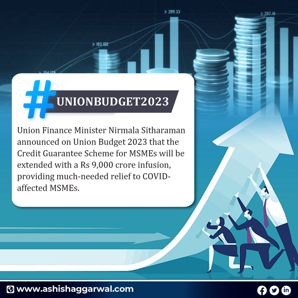 ashishagg7's tweet photo. #MSMEs account for 30% of India's #GDP, employ over 111 million people, and account for 48% of #totalexports, making their expansion critical to the country's ascension to $5 trillion USD.

#economicgrowth #msmeindia #Employment #UnionBudget2023 #budget #taxation #KeyInitiatives https://t.co/zTfDkr0UqG
