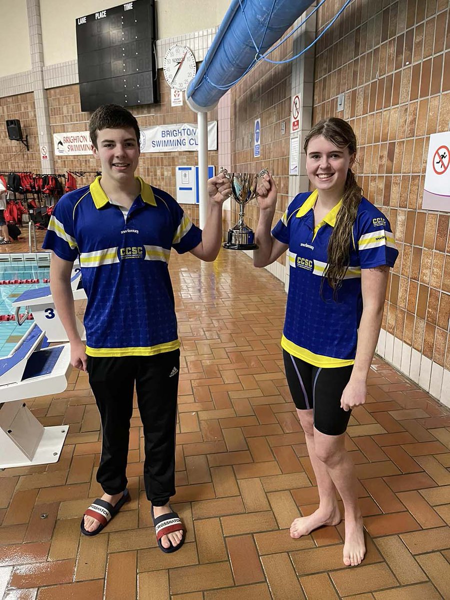 parker_yulia's tweet photo. Another busy weekend for Nicole, including helping her club win a team Swim Meet in Brighton on Saturday evening and receiving the Trophy as girls’ Club Captain.   @ChurchersSwim @Chicormswim Many thanks to #BrightonDolphinsSC https://t.co/74SqVOFvzV