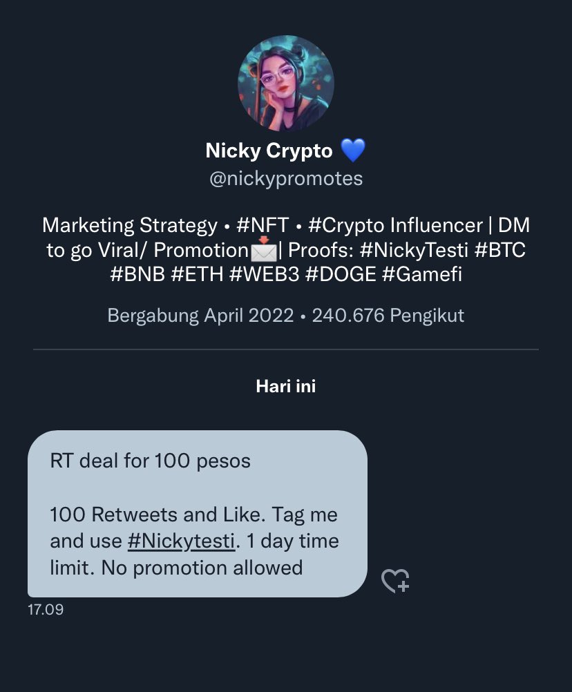 ivanwibu's tweet photo. 🍁 Please Help rt & like 🍁
Hello everyone, i got rt deal from @nickypromotes pls help me 100 rt & like , please help me. Thanks you so much 💖 hoping to win this one 🤲🏻✨
#nickytesti https://t.co/ihcQ3bGk2w
