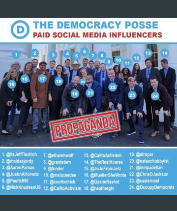 BrienLaughlin's tweet photo. @itsJeffTiedrich Geez, can you believe #1 is only repeating what he's told by the democratic party. I can because he's a piece of shit human. Only here for his pay check https://t.co/VX7NAx2Z3e