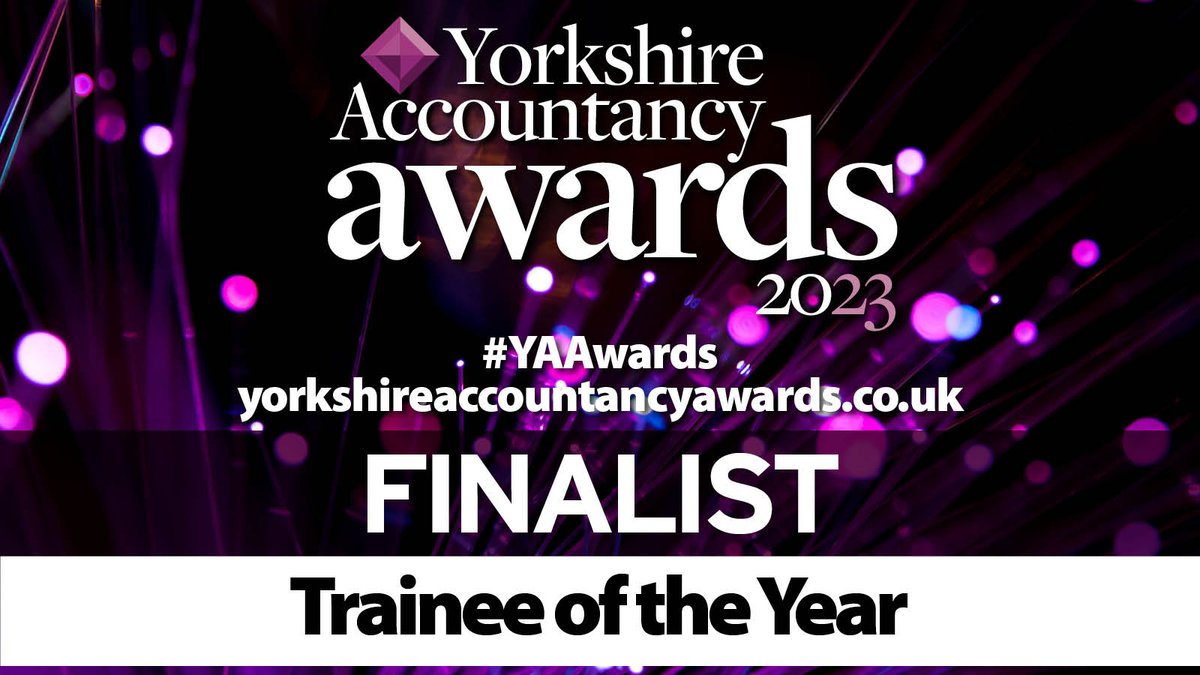 YA_awards's tweet image. Please congratulate the finalists shortlisted for the Yorkshire Accountancy Awards 2023 Trainee of the Year, sponsored by @KaplanUK:  

Ashlea Welsby, @FortusAdvisors 

Brooke Fenton, @SentioPartners 

Jasmin Kang, @bdoaccountant 

Rebecca Revill, @HainesWattsLds 

#YAAwards