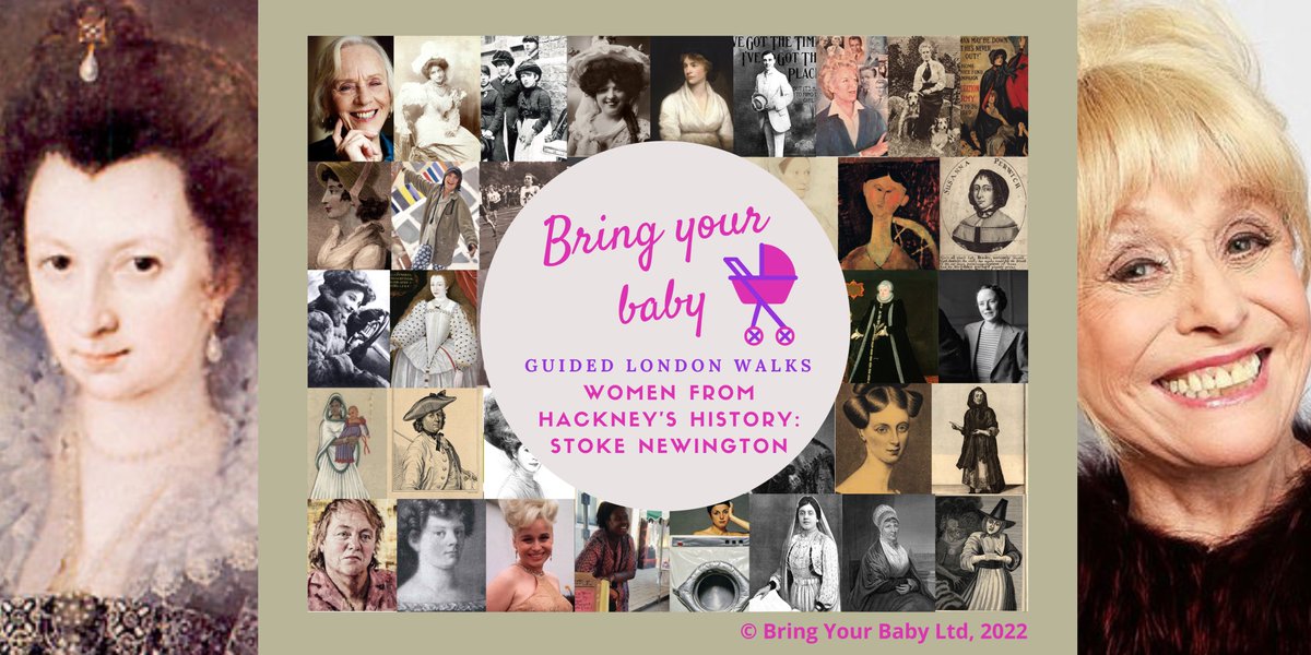 BRING YOUR BABY GUIDED LONDON WALK: "Women from Stoke Newington's History"

Thur 16 Feb, 11am-2pm

Book: BringYourBaby.org

Suffragettes, Tudors, Barbara Windsor, Salvation Army, Daniel Defoe, murder, writers, refuges, schools, campaigners, 2 churches &amp; Abney Park cemetery.